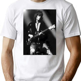 Guitar Richard Concert Poster T-Shirt - Retro Graphic Tee for Men & Women - White