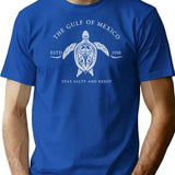 Gulf Of Mexico Estd 1550 Stay Salty And Resist 2 T-Shirt - Blue