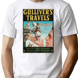 Gulliver's Travels T-Shirt - Retro Graphic Tee for Men & Women - White