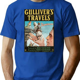 Gulliver's Travels T-Shirt - Retro Graphic Tee for Men & Women - Blue