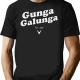 Gunga Galunga Vintage T-Shirt - Retro Graphic Casual Tee - Black
