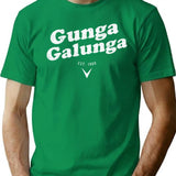 Gunga Galunga Vintage T-Shirt - Retro Graphic Casual Tee - Green