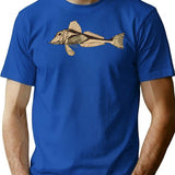 Gurnard Fish T-Shirt - Retro Graphic Tee for Men & Women - Blue