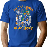 Halloween Creepy Season The Season To Be Creepy T-shirt - Blue