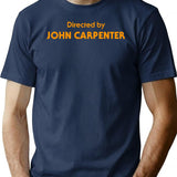Halloween Directed By John Carpenter T-Shirt - Retro Graphic Tee for Men & Women - Navy