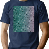 Halloween Pumpkins 1b T-Shirt - Retro Graphic Tee for Men & Women - Navy