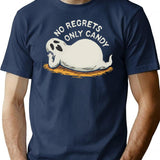 Halloween Shopping Funny T-Shirt - Sarcastic Humor Graphic Tee - Navy