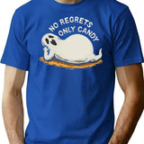 Halloween Shopping Funny T-Shirt - Sarcastic Humor Graphic Tee - Blue
