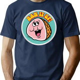 Ham It Up T-Shirt - Retro Graphic Tee for Men & Women - Navy