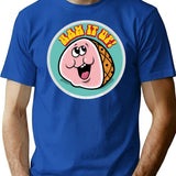 Ham It Up T-Shirt - Retro Graphic Tee for Men & Women - Blue