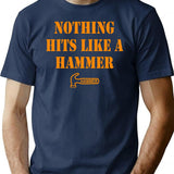 Hammer Bowling - Nothing Hits Like A Hammer T-Shirt - Navy