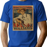 Hank_william Classic Classique T-Shirt - Retro Graphic Tee for Men & Women - Blue