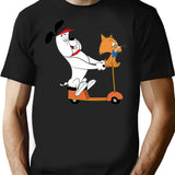 Hanna Barbera T-Shirt - Retro Graphic Tee for Men & Women - Black