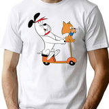 Hanna Barbera T-Shirt - Retro Graphic Tee for Men & Women - White