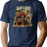 Hans Capon Kcd2 Vintage T Shirt - Retro Graphic Casual Tee - Navy