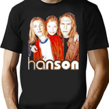 Hanson Classic T Shirt - Retro Graphic Tee for Men & Women - Black
