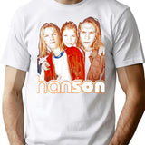 Hanson Classic T Shirt - Retro Graphic Tee for Men & Women - White