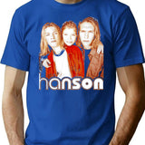 Hanson Classic T Shirt - Retro Graphic Tee for Men & Women - Blue