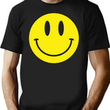 Happy Acid Smile Techno 90s Retro Gift Hardcore T-Shirt - Black