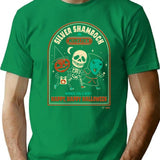 Happy Happy Halloween T-Shirt - Retro Graphic Tee for Men & Women - Green
