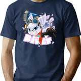 Hardship Mischievous Shooting Alluring Rivet Classic Fans T-Shirt - Navy