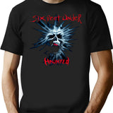 Haunted T-Shirt - Retro Graphic Tee for Men & Women - Black