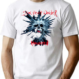 Haunted T-Shirt - Retro Graphic Tee for Men & Women - White