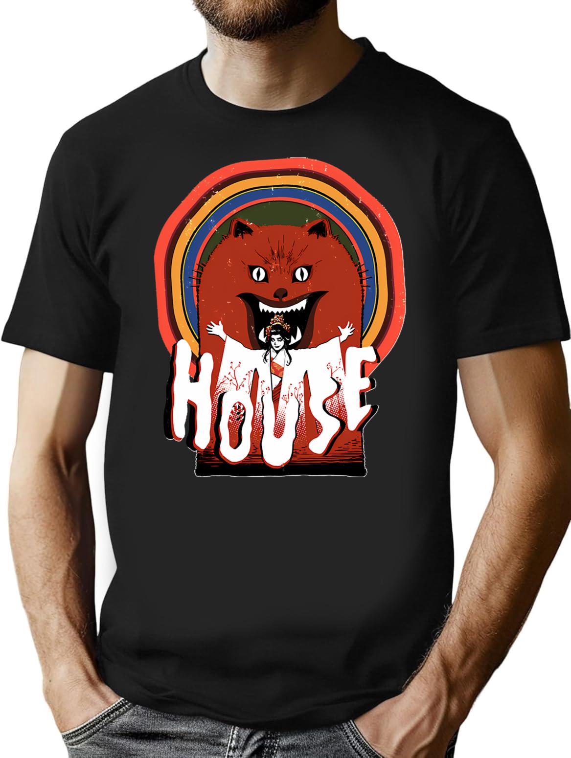Hausu (house) 1977 Essential T-Shirt - Retro Graphic Tee for Men & Women - Black