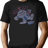 Hawaiian Punch - Distressed Punchy Graphic T-Shirt - Black