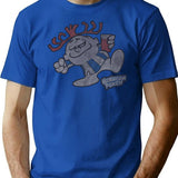 Hawaiian Punch - Distressed Punchy Graphic T-Shirt - Blue