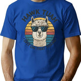 Hawk Tuah 2024 T-Shirt - Retro Graphic Tee for Men & Women - Blue