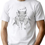 Hdfiokjrobbielkhbdff (1) T-Shirt - Retro Graphic Tee for Men & Women - White