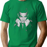 Hdfiokjrobbielkhbdff T-Shirt - Retro Graphic Tee for Men & Women - Green