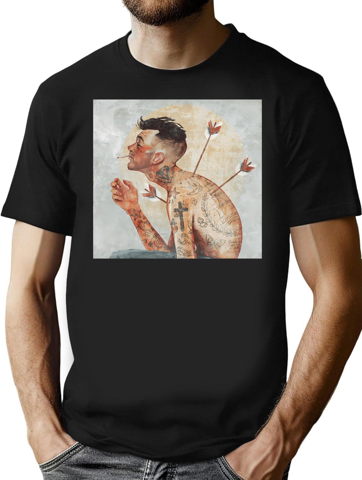 Heal T-Shirt - Retro Graphic Tee for Men & Women - Black