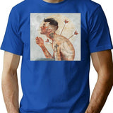 Heal T-Shirt - Retro Graphic Tee for Men & Women - Blue