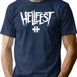 Hellfest 2 T Shirt Classique - Retro Graphic Tee for Men & Women - Navy