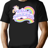 Hello Darkness T-Shirt - Retro Graphic Tee for Men & Women - Black