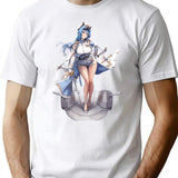 Helm T-Shirt - Retro Graphic Tee for Men & Women - White