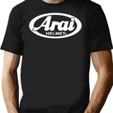 Helmets For Motorsports T-Shirt - Retro Graphic Tee for Men & Women - Black