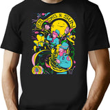 Here Comes The Sun T-Shirt - Retro Graphic Tee for Men & Women - Black