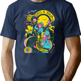 Here Comes The Sun T-Shirt - Retro Graphic Tee for Men & Women - Navy