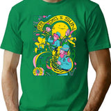 Here Comes The Sun T-Shirt - Retro Graphic Tee for Men & Women - Green