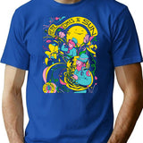 Here Comes The Sun T-Shirt - Retro Graphic Tee for Men & Women - Blue