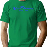 Herren Style Floral Pattern Vintage T-Shirt - Retro Graphic Casual Tee - Green