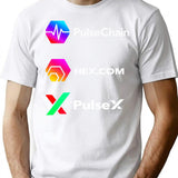 Hex Pulsechain Pulsex Plsx Crypto Logo Hex Pulsechain T-Shirt - White