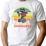 Hey Laser Lips Your Momma Was A Snowblower Vintage Tshirt Funny Movie Quote Fan T-Shirt - White