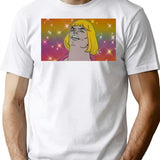 Heyyeyaaeyaaaeyaeyaa He-man Design T-Shirt - Retro Graphic Tee for Men & Women - White
