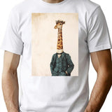 High Class Gentleman T-Shirt - Retro Graphic Tee for Men & Women - White