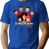 High School Kimengumi Le College Fou Fou Fou 2 T-Shirt - Blue