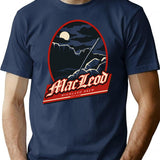 Highland Brew T-Shirt - Retro Graphic Tee for Men & Women - Navy